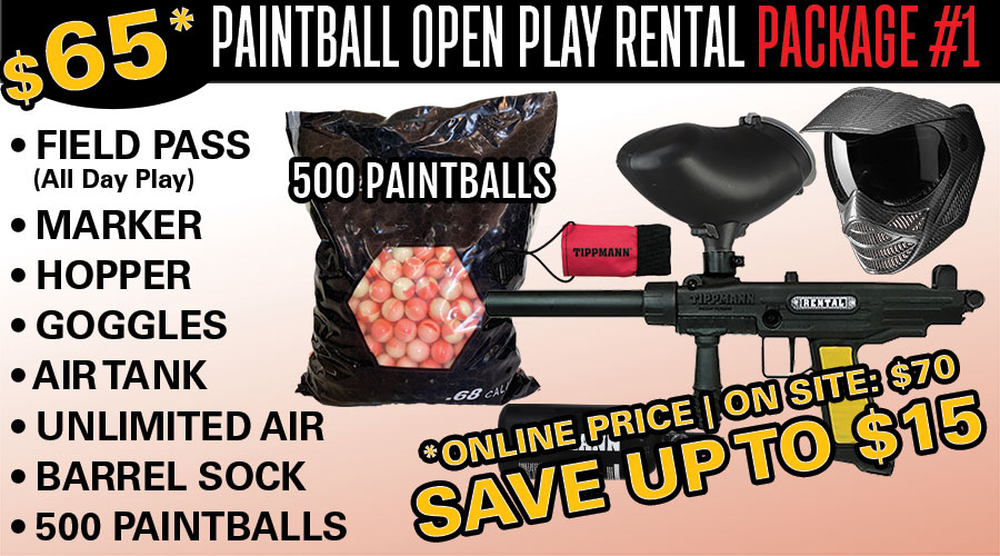 Paintball Open Play Package #1